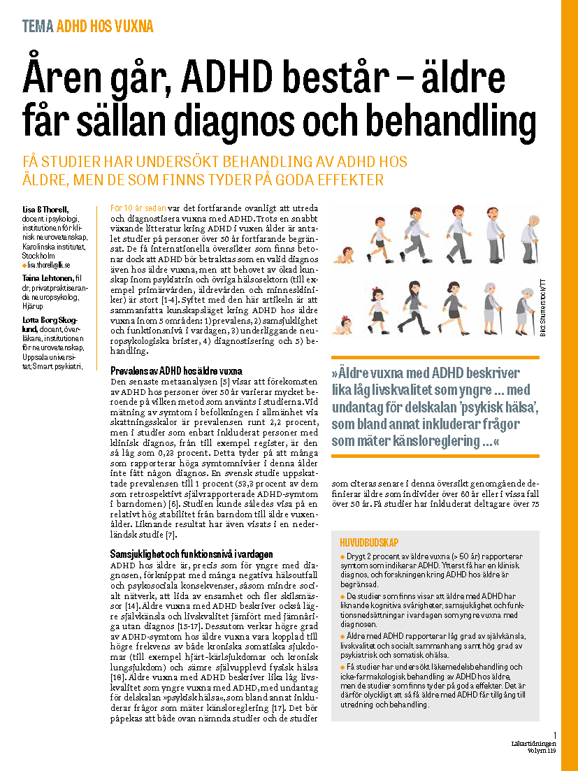 The Years Pass, ADHD Lasts