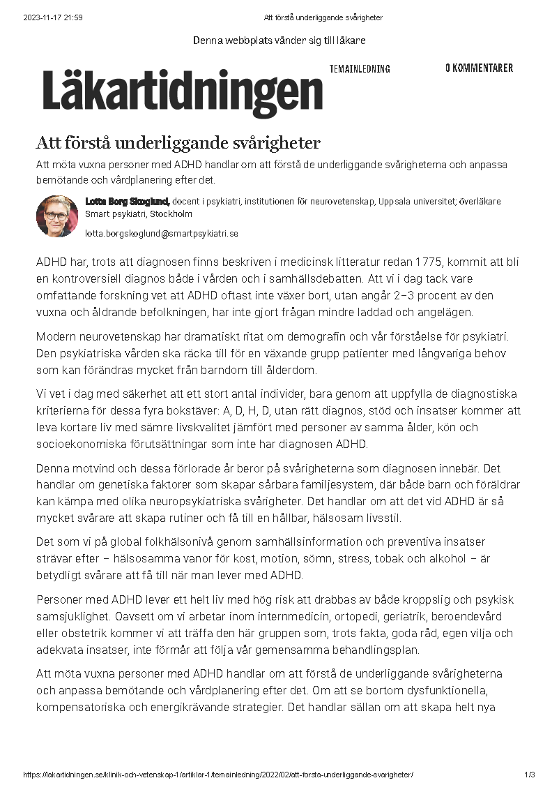 Understanding underlying difficulties