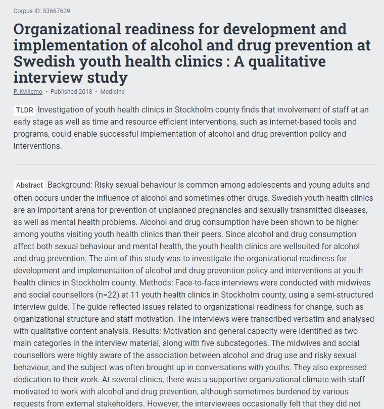 Sexuellt risktagande och preventivt arbete