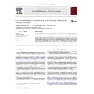 Exhaled breath for drug testing