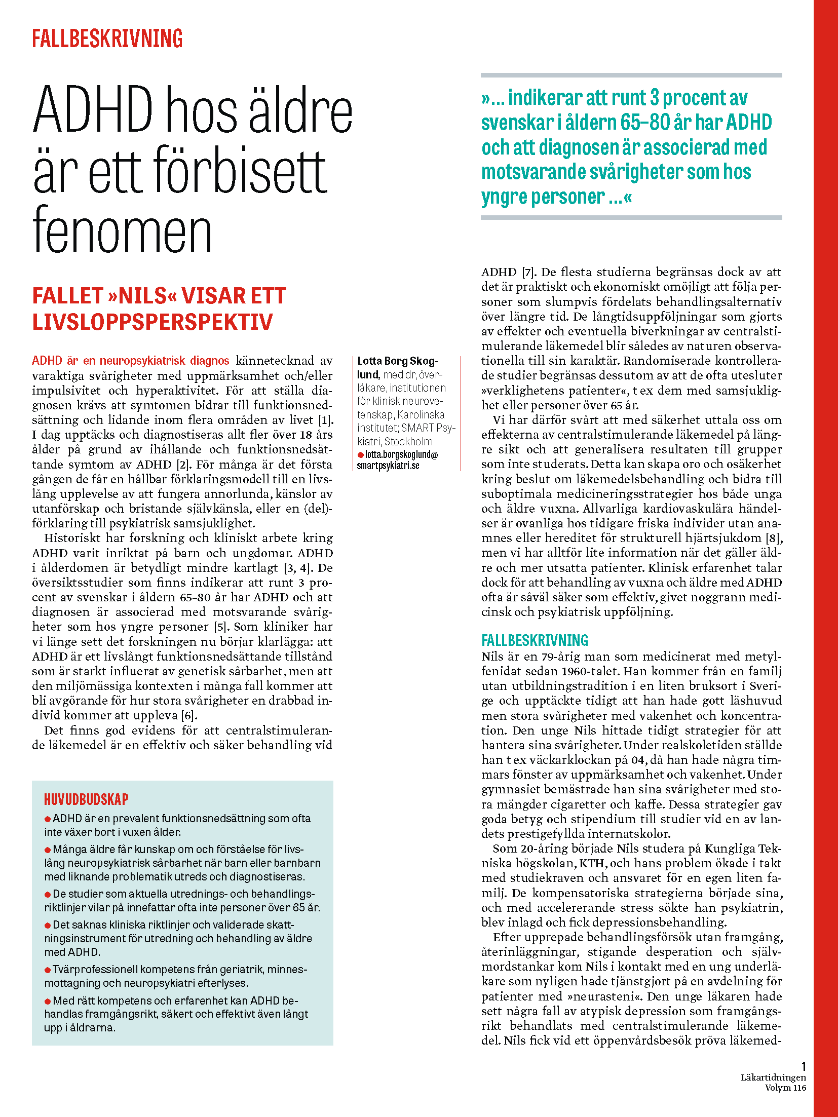 ADHD hos äldre är ett förbisett fenomen